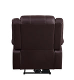 Zuriel Contemporary/Casual Power Recliner Brown PU (BR003 from PI) 52284-ACME