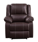 Zuriel Contemporary/Casual Power Recliner Brown PU (BR003 from PI) 52284-ACME