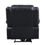 Zuriel Contemporary/Casual Power Recliner Black PU (BK004 from PI) 52288-ACME