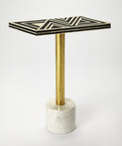 Draper Bone Inlay Accent Table