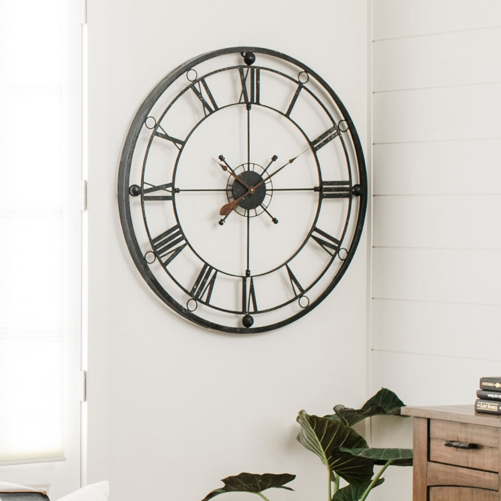 Yosemite Home Decor Tower Clock Wall Clock 5240010-YHD