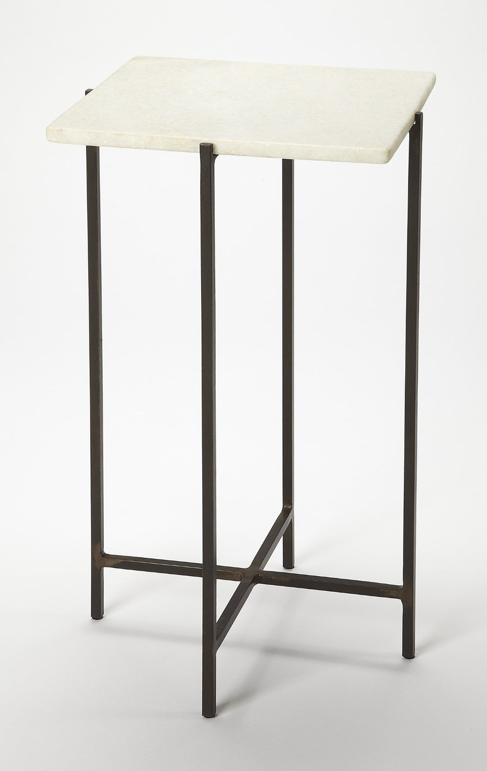 Butler Specialty Nigella Square Marble & Metal Accent Table 5246389