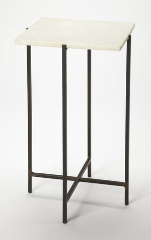 Butler Specialty Nigella Square Marble & Metal Accent Table 5246389