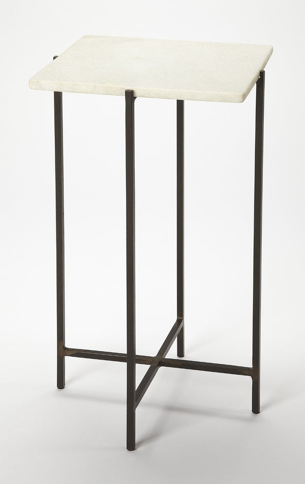 Butler Specialty Nigella Square Marble & Metal Accent Table 5246389