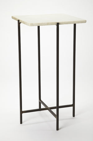 Butler Specialty Nigella Square Marble & Metal Accent Table 5246389