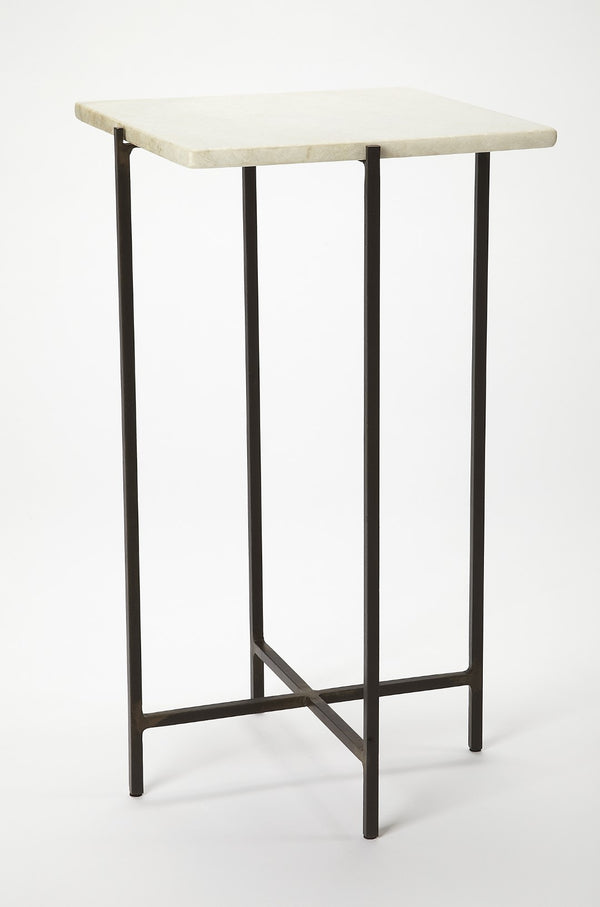 Butler Specialty Nigella Square Marble & Metal Accent Table 5246389