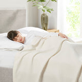 Cotton Waffle Weave Casual Cotton Blanket