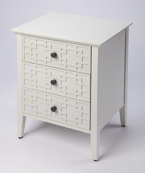 Butler Specialty Kinsley Glossy White Nightstand 5249304
