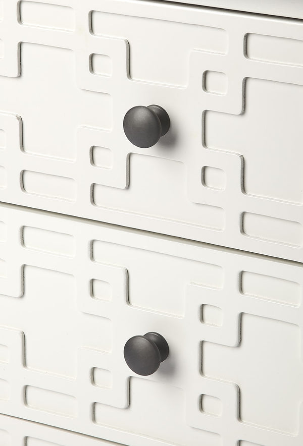 Butler Specialty Kinsley Glossy White Nightstand 5249304