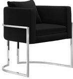 Pippa Velvet Contemporary Accent Chair