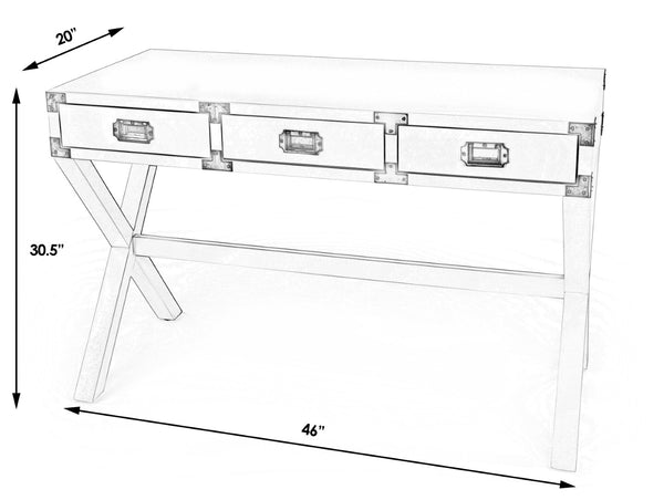 Butler Specialty Anew White Campaign Desk 5255288