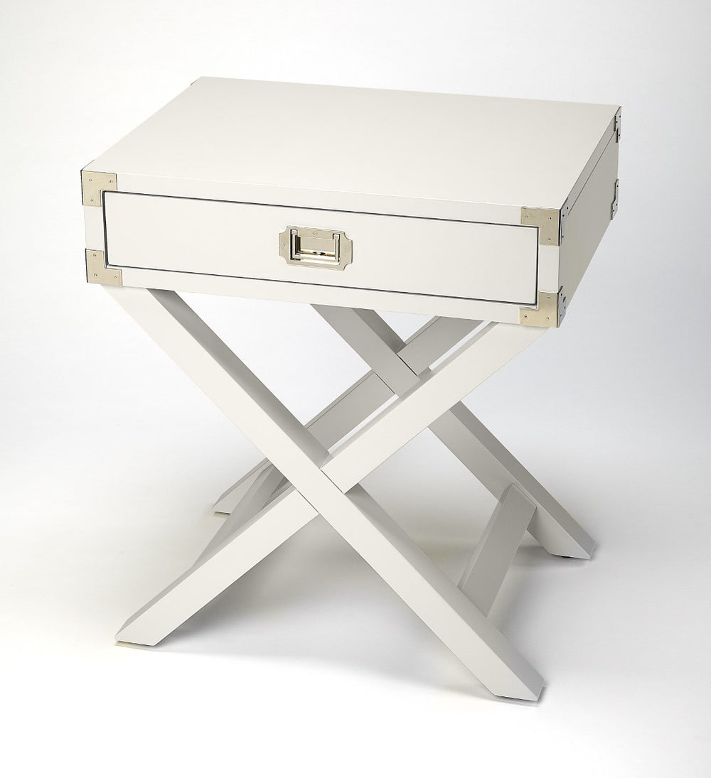 Butler Specialty Anew White Campaign Side Table 5258288