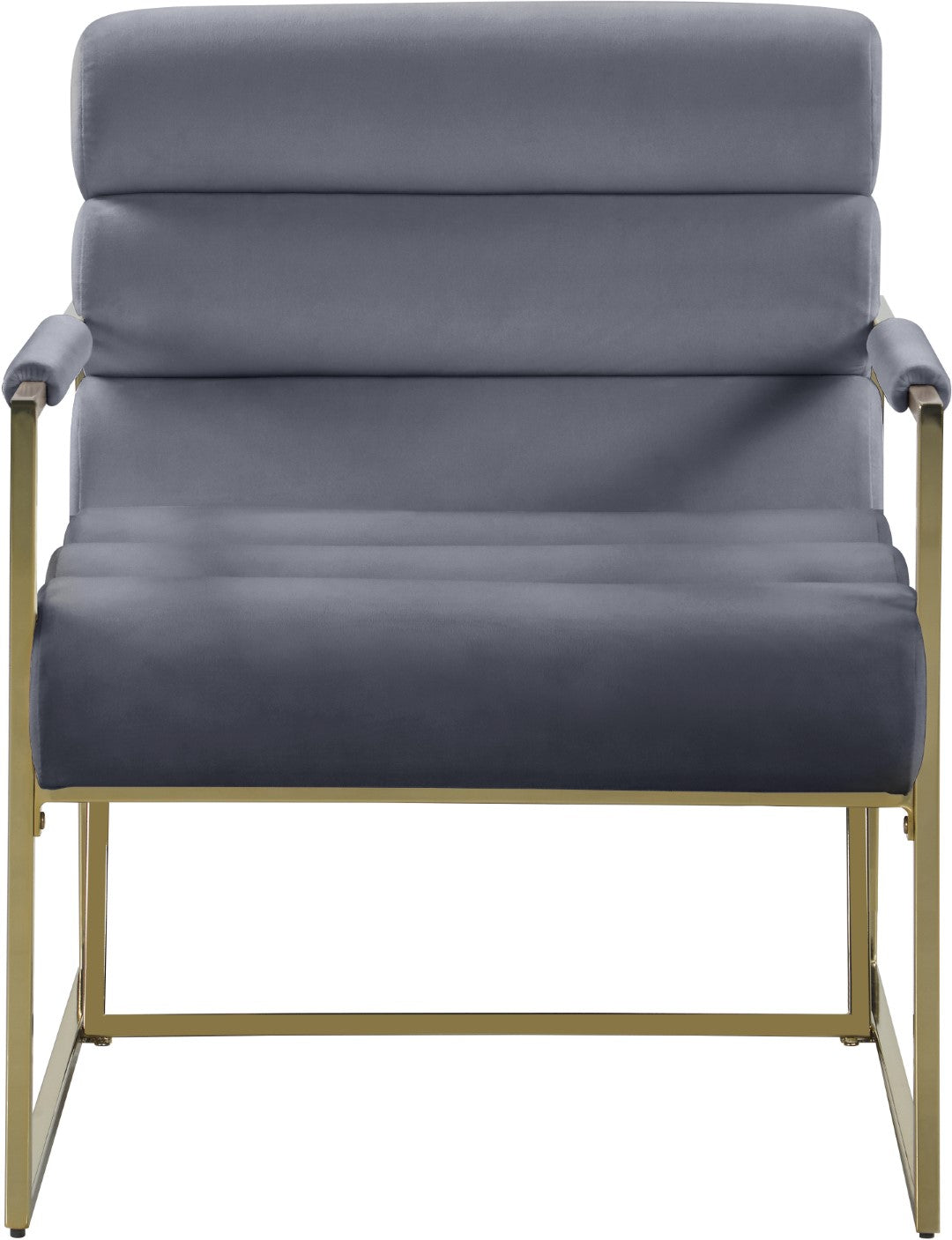 Wayne Velvet Accent Chair - Thumbnail 3