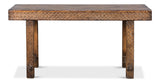 Honeycomb & Cross Console Table