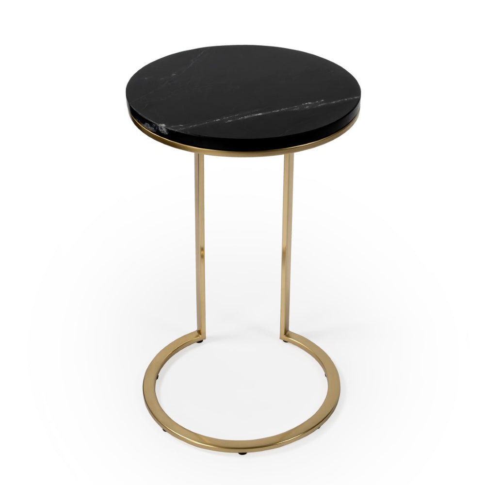 Butler Specialty Shounderia Black Marble  Accent Table 5277402