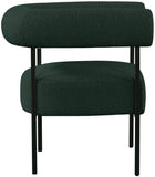 Blake Boucle Fabric / Iron / Foam Contemporary Green Boucle Fabric Accent Chair - 32" W x 28" D x 30.5" H