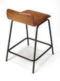 Butler Specialty Ludlow Leather & Metal Counter Stool 5283344