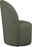 Hautely Boucle Fabric / Engineered Wood / Iron / Foam Contemporary Green Boucle Fabric Accent Chair - 24" W x 26" D x 35" H