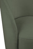 Hautely Boucle Fabric / Engineered Wood / Iron / Foam Contemporary Green Boucle Fabric Accent Chair - 24" W x 26" D x 35" H