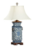 Blue And White Heralds Lamp
