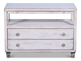 White Hollywood Tv Stand