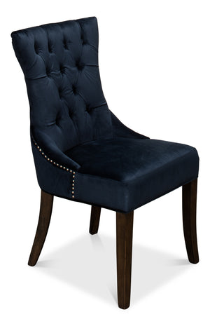 Sophie Side Chair - Blue Velvet