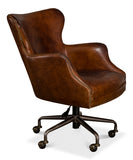 Andrew Jackson Desk Chair - Vintage Cigar
