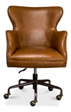 Andrew Jackson Desk Chair - Cuba Brown