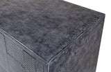 Bronzini Credenza - Embossed Blue/Grey