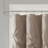 Laurel Transitional Faux Silk Shower Curtain