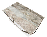 Trapezoid Coffee Table - Marble Top