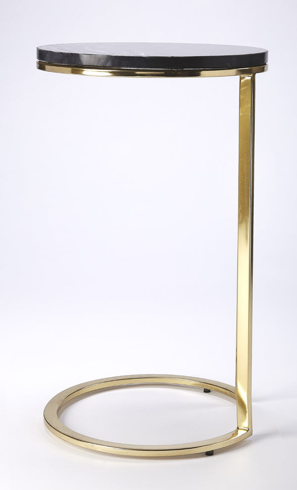 Butler Specialty Martel Marble & Metal Side Table 5315402