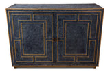 Bel Air Blue Leather Buffet