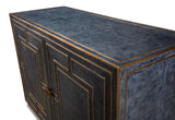 Bel Air Blue Leather Buffet