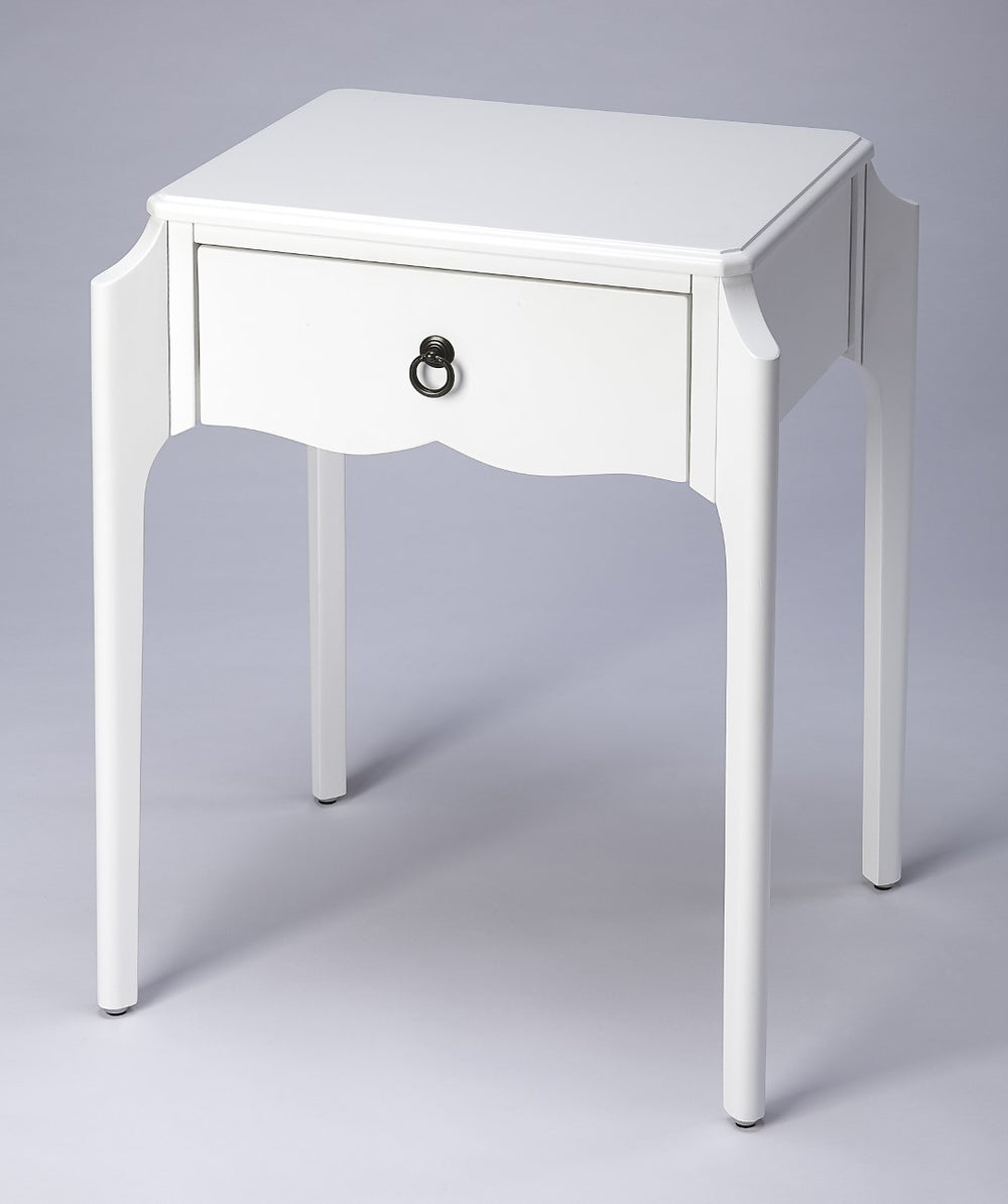 Butler Specialty Wilshire Glossy White  Nightstand 5321304