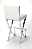 Butler Specialty Darcy Chrome Plated Faux Leather Bar Stool 5325411
