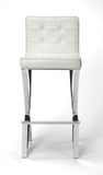 Butler Specialty Darcy Chrome Plated Faux Leather Bar Stool 5325411