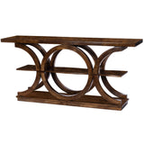 Stowe Brown Rustic Console Table