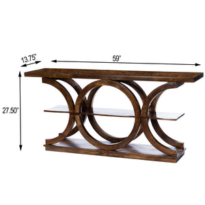Butler Specialty Stowe Brown Rustic Console Table 5327354