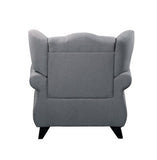 Hannes Transitional Chair Gray Fabric (HE-5 Linen Like) 53282-ACME