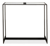 Ridged Iron Console Table, Small