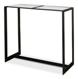 Ridged Iron Console Table, Small