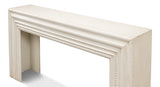 Mantel Console, Antique White