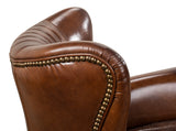 Bugatti Arm Chair W/Swivel,Vintage Cigar