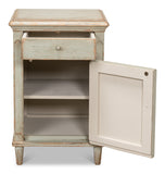 Ribbon One Door Commode, Sage