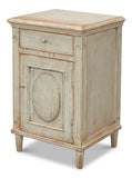 Ribbon One Door Commode, Sage