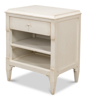 Landry Side Table, Antique White