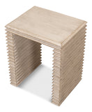 Stacked Side Table, Stone Grey
