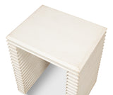Stacked Side Table, Antique White