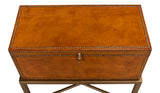 Remington Leather Box On Stand